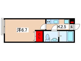アストラベース百合ヶ丘【1階】の間取り