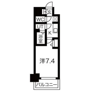 ファステート難波グランプリ【5階】の間取り