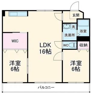 レジデンス恒和【2階】の間取り