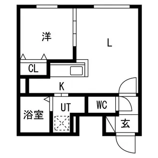 ルリ豊平【3階】の間取り