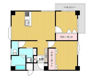 シャトー日光園【2階】の間取り