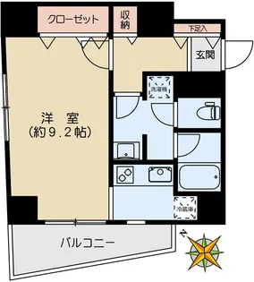 モンテベルデ本郷西片【7階】の間取り