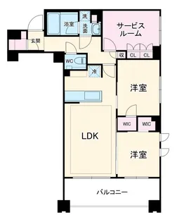 KDXレジデンス横濱紅葉坂【3階】の間取り