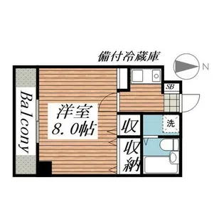 リッツハウス【4階】の間取り