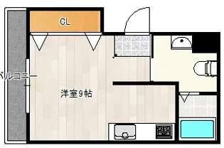 レクシア西中島I【2階】の間取り