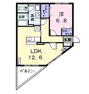 サニーガーデン【2階】の間取り