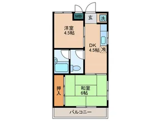 マルウメマンション【1階】の間取り