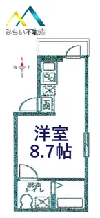チャーリーズハウス根岸公園【2階】の間取り