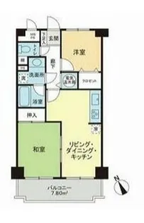 ライオンズマンション竹の塚第3【6階】の間取り