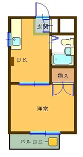 サンケンパレス北野II【3階】の間取り