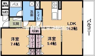 Wisteria Plus【4階】の間取り
