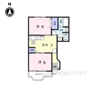 グランジェルメ【1階】の間取り