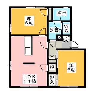 リゾナーレB【1階】の間取り