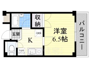 ジュネス刀根山【2階】の間取り