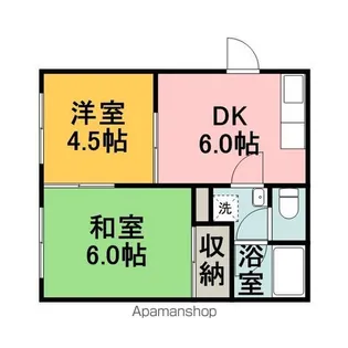 第三ハイネス一藤【2階】の間取り