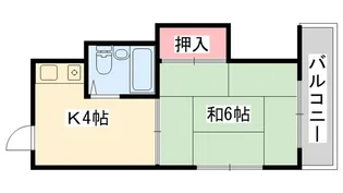 ブリリアント石津南町【4階】の間取り