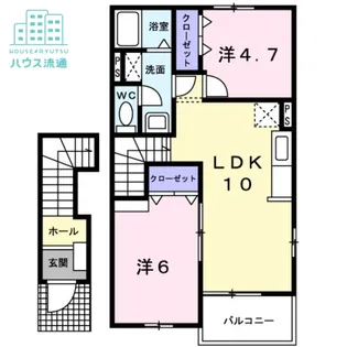 サンリット ヒルA【2階】の間取り