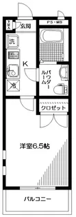 ヴェルデ下落合【1階】の間取り