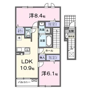 エクセルテラス【2階】の間取り