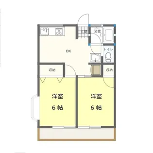 ウィンコート【1階】の間取り