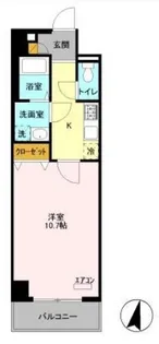 エキスポコンフォート II【2階】の間取り
