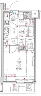 クレヴィスタ武蔵中原II【3階】の間取り