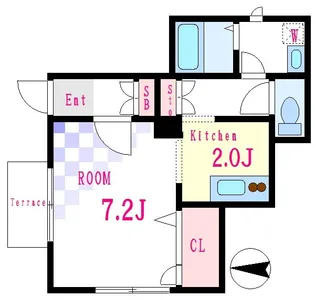 ローランII【1階】の間取り