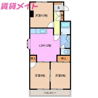 第二加藤ビル【6階】の間取り