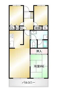 センチュリーキャニオン【5階】の間取り