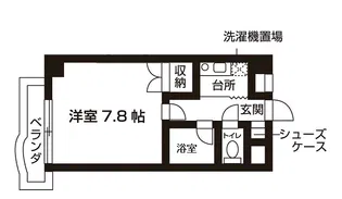 ラフォーレ香椎【3階】の間取り