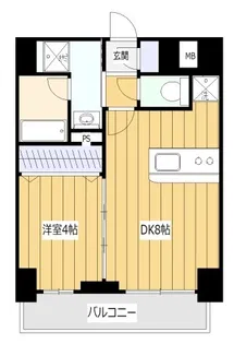 エステムコート大阪福島IIレイヤー【12階】の間取り