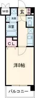 アーバンフラッツ八王子みなみ野【1階】の間取り