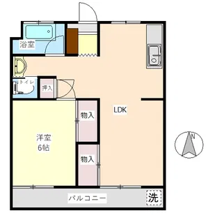 パークセントラル八王子【5階】の間取り