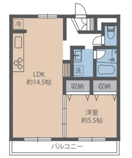 フローレンスI【3階】の間取り