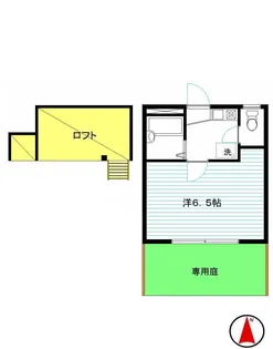 ステーションハウス富士見ヶ丘【1階】の間取り