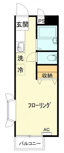 ヒルハイツ上反町【1階】の間取り