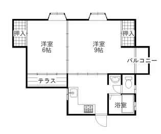 フレンドリー尾ノ上【1階】の間取り