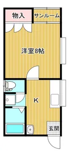 グランフォールII【2階】の間取り
