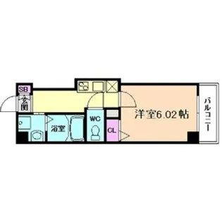 Kalmia北梅田【3階】の間取り