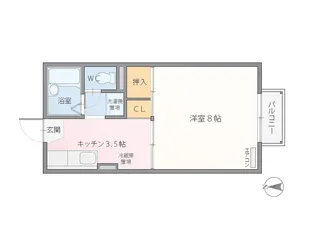 クレマチス文京【2階】の間取り