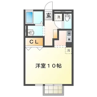 シャルム【1階】の間取り