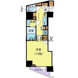 メイクスデザイン西新宿【13階】の間取り