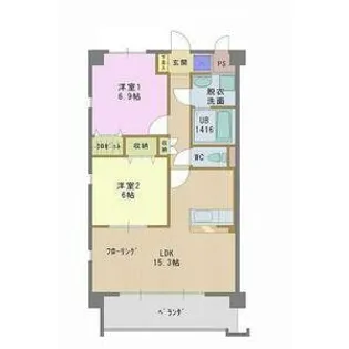 ボン・ナテュール【2階】の間取り