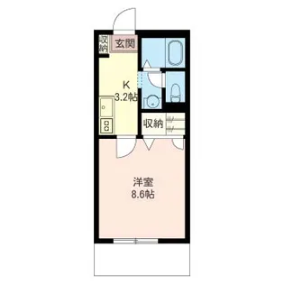 シュタイン ブリュッケ【2階】の間取り