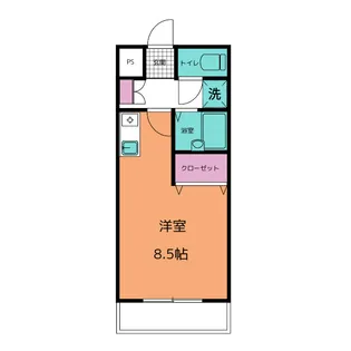 オレンジペコ【1階】の間取り