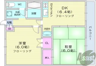 アビタシオンみずほ台【1階】の間取り