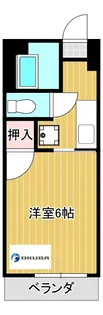 エクセル甲突【3階】の間取り