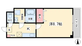 マイウェルマイルド【2階】の間取り