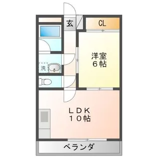 豊川ハイム【4階】の間取り