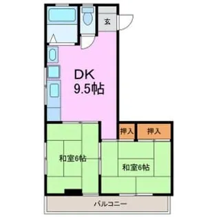 qualite prix(カリテプリ)【2階】の間取り